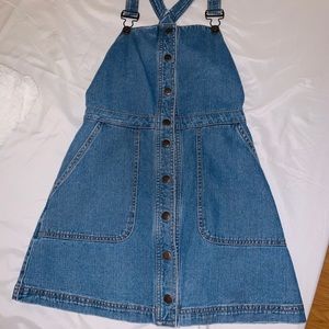 Vintage Denim Overall short dress